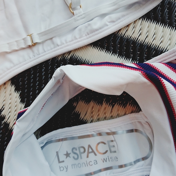 L*Space Gemma Frenchi Ribbed Striped Bikini Set - Picture 7 of 10